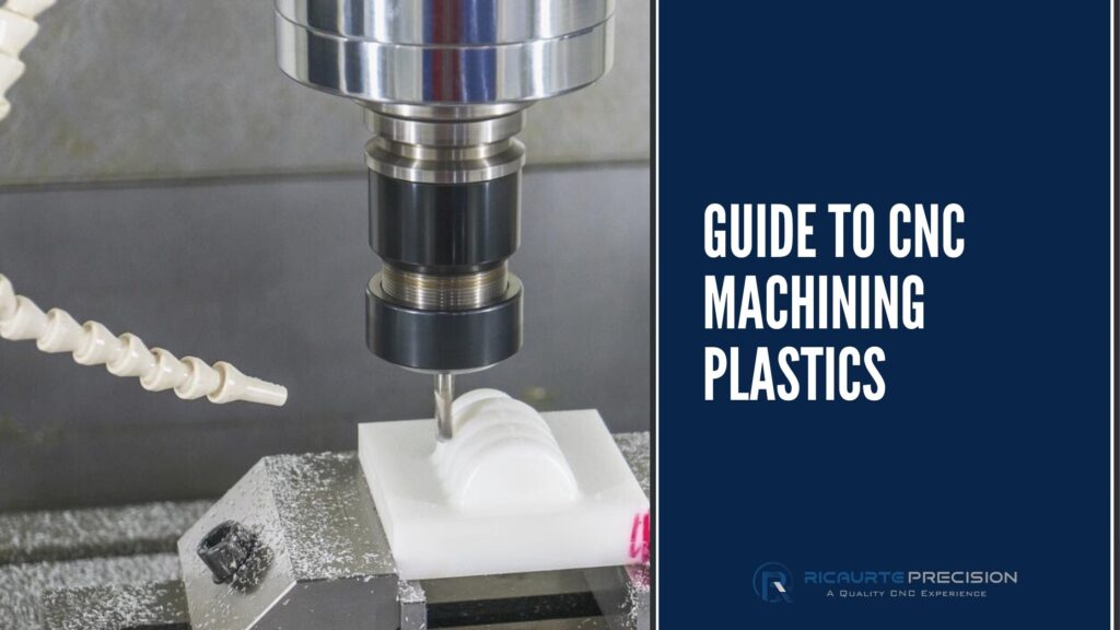 A CNC milling machine cutting some plastic parts